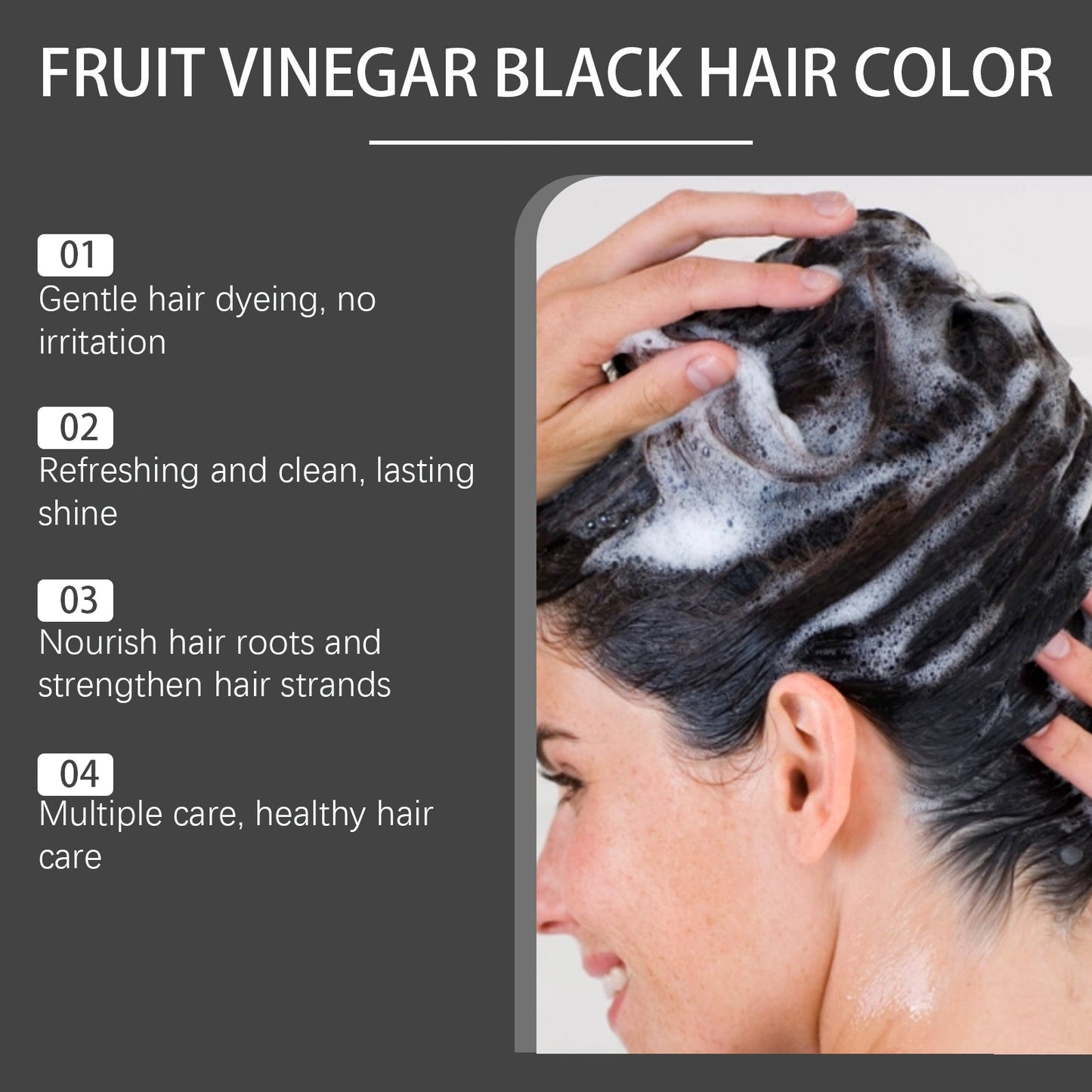 Black Hair Colour Gel