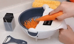 9 in 1 Vegetable Cutter With Drain Basket