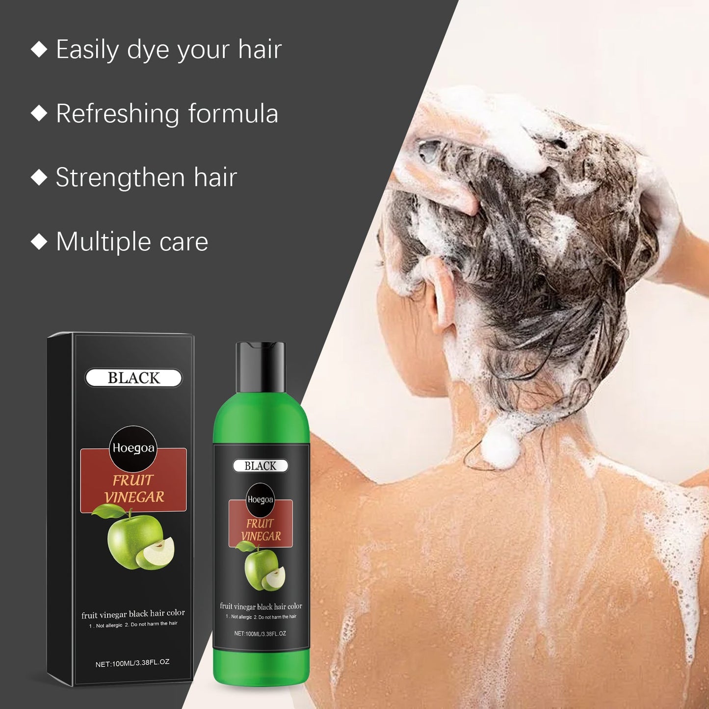 Black Hair Colour Gel