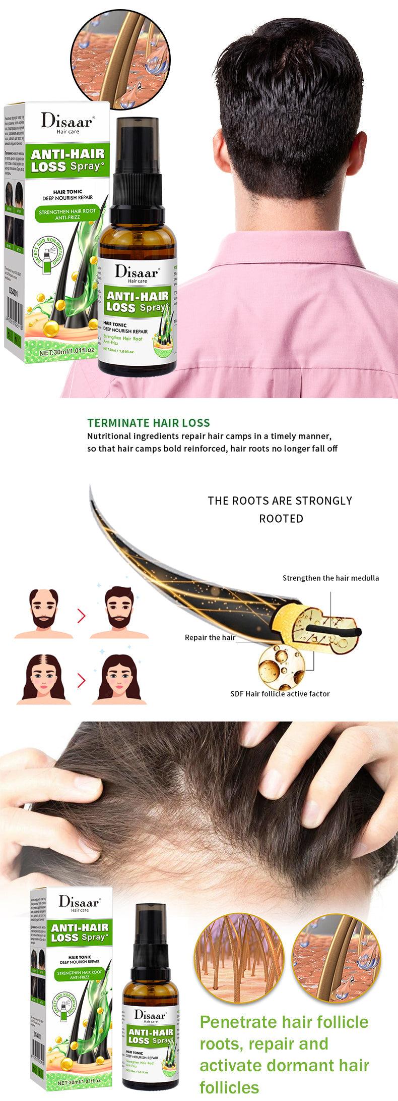 Hair Care Disaar Anti Hair Loss Spray