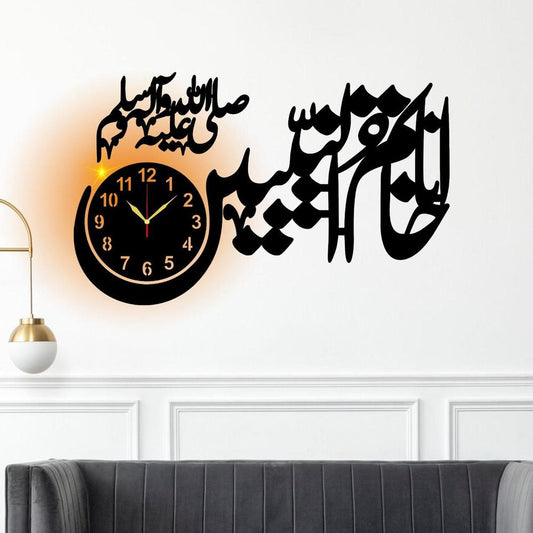 Ana Wall Clock With Light