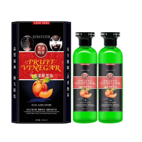 Fruit Vinegar Black Hair Color Gel Kit Each 250ml