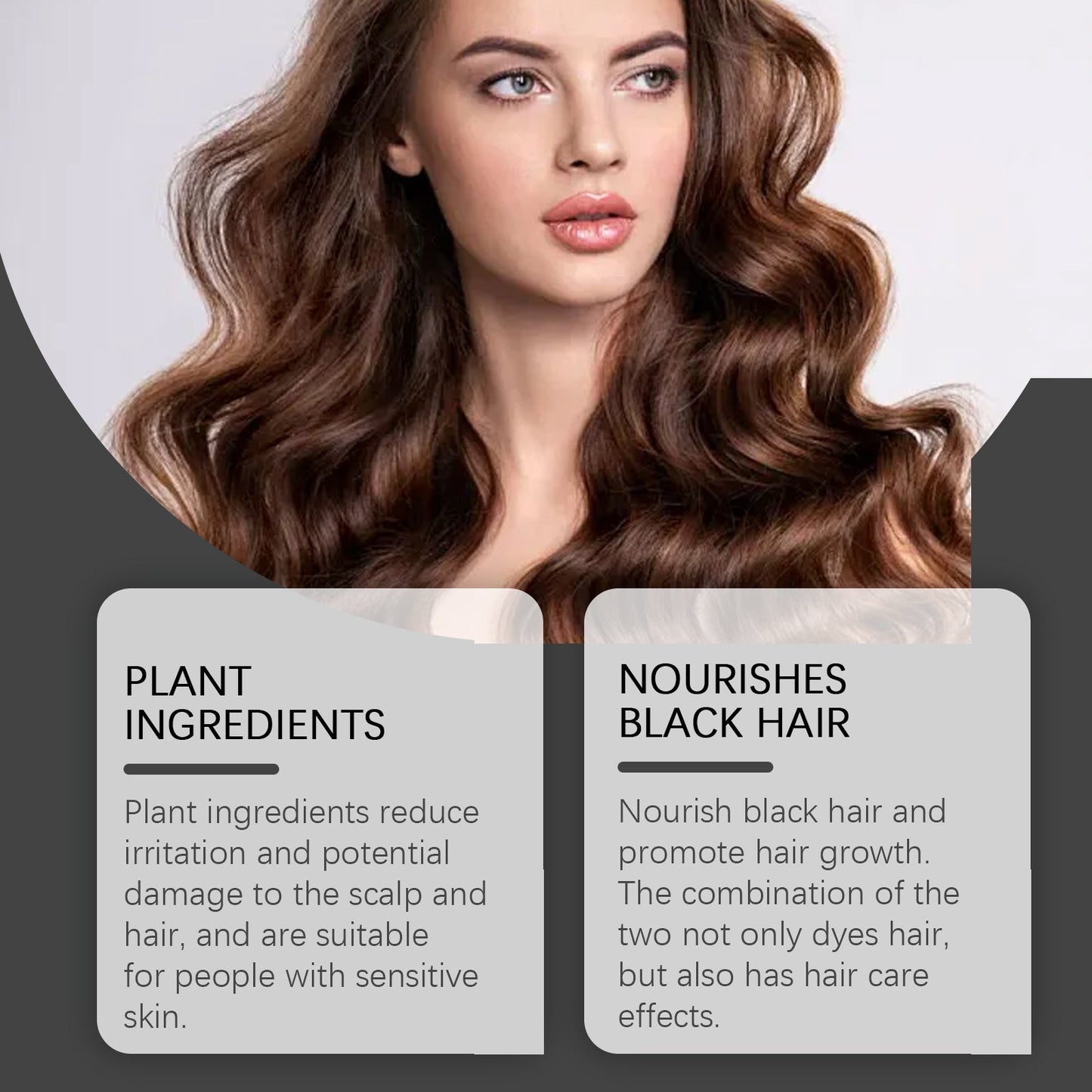 Black Hair Colour Gel